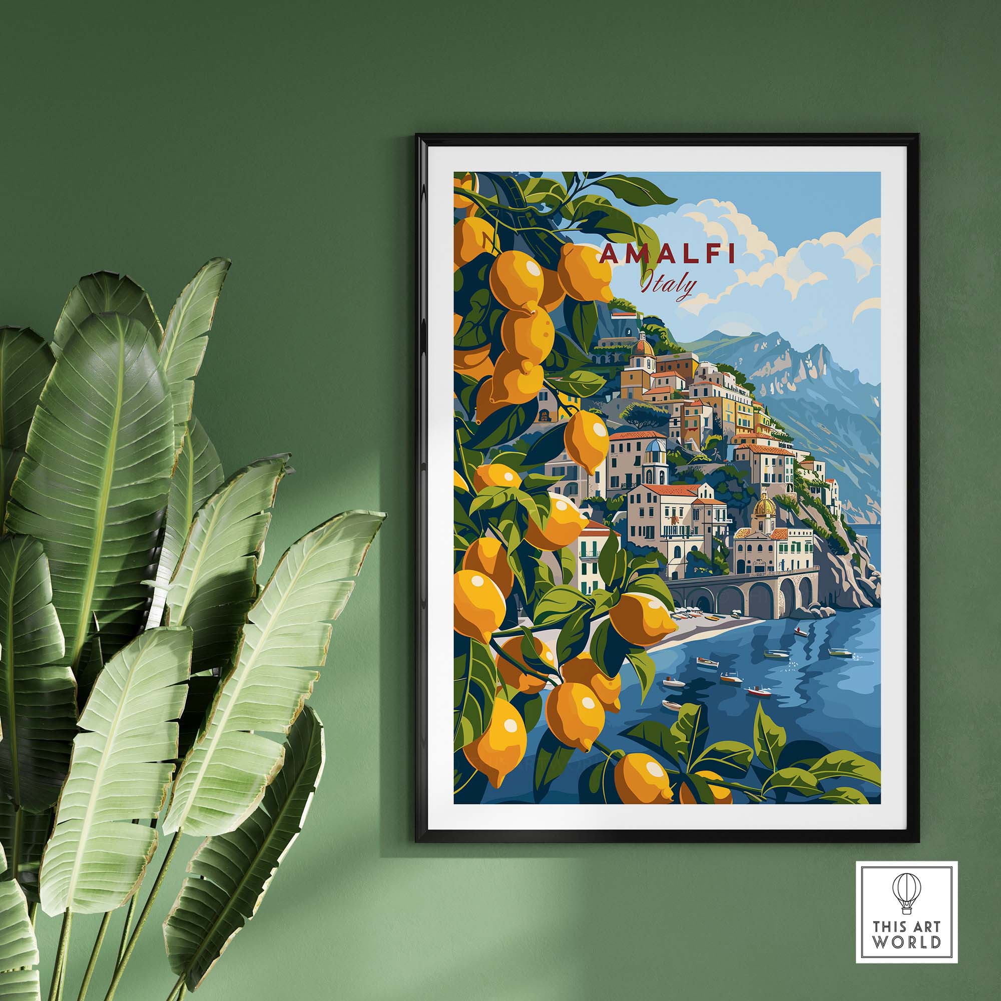 Amalfi Travel Print