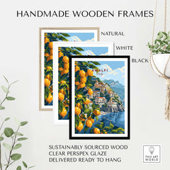 Amalfi Travel Print