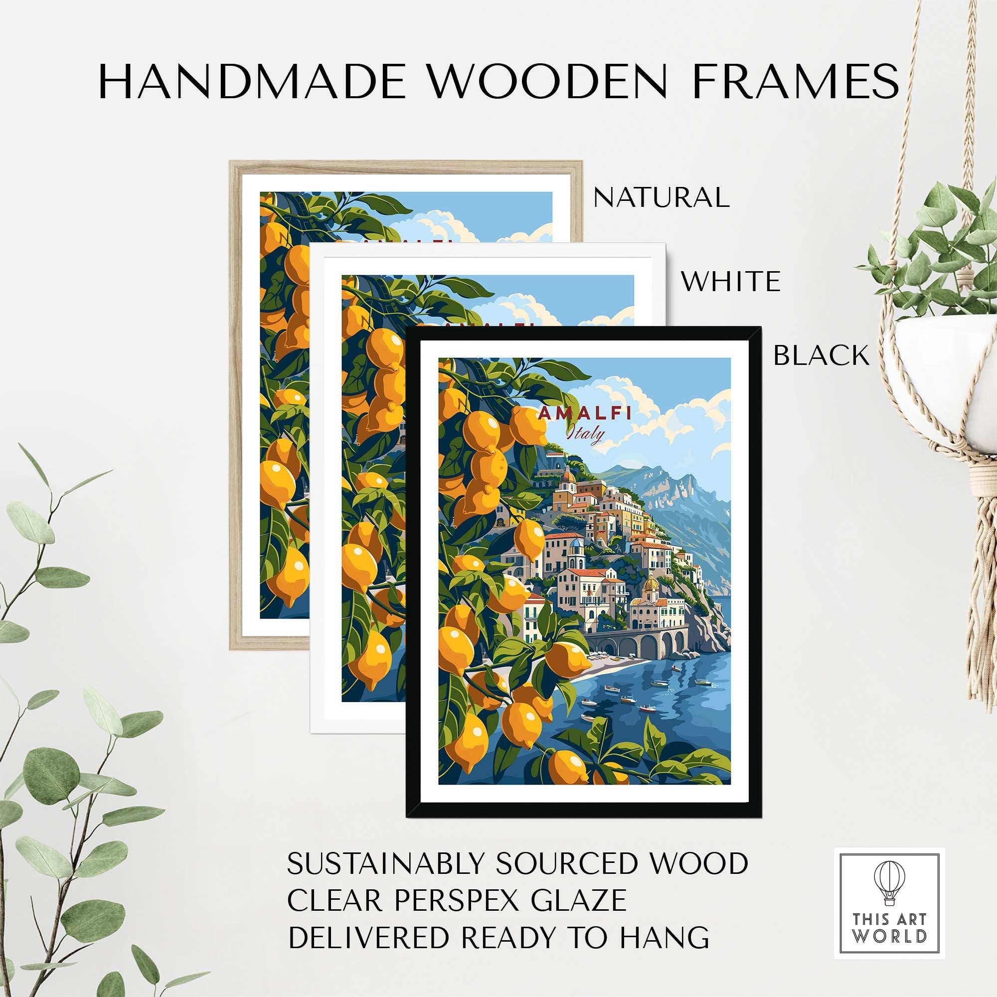 Amalfi Travel Print