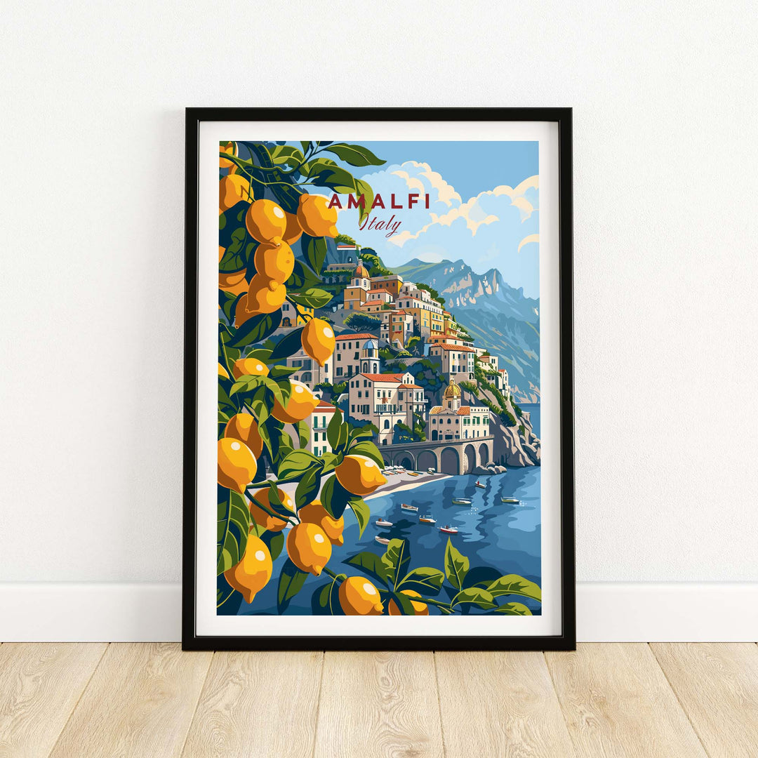Amalfi Travel Print