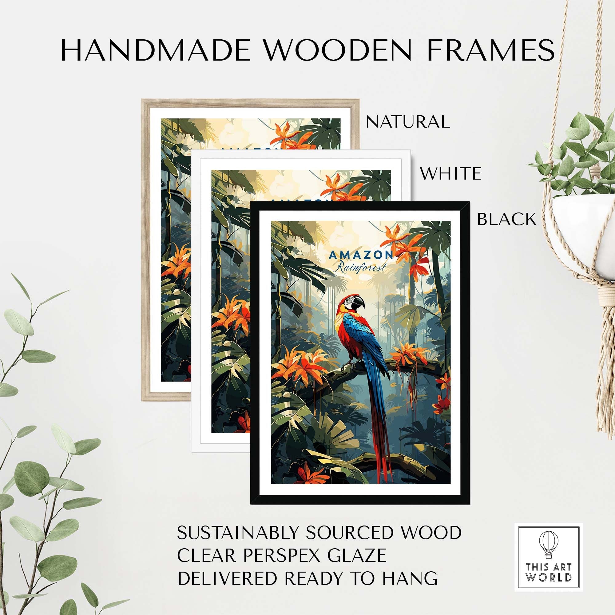 Amazon Rainforest Poster part of our best collection or travel posters and prints - This Art World