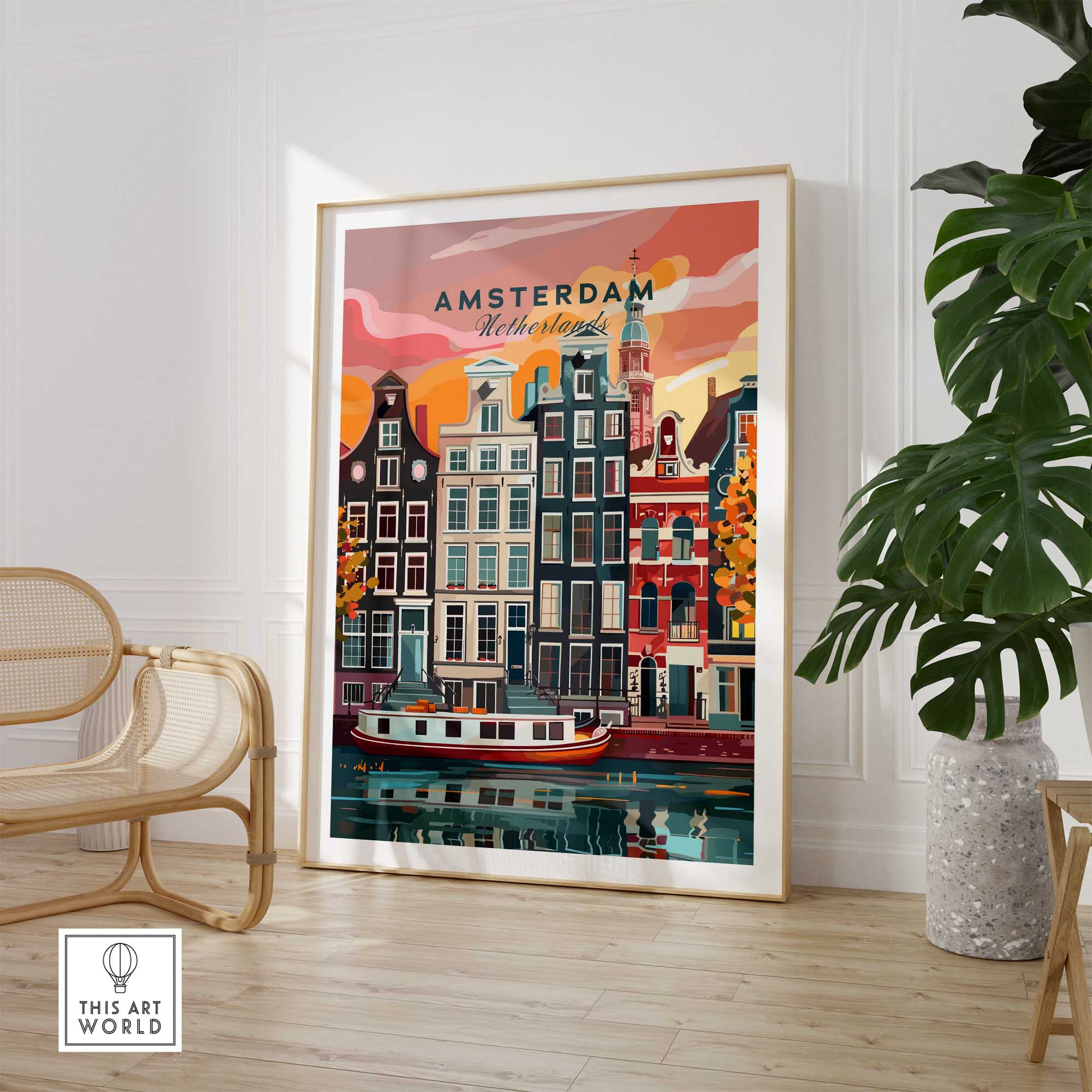 Amsterdam Art Print-This Art World