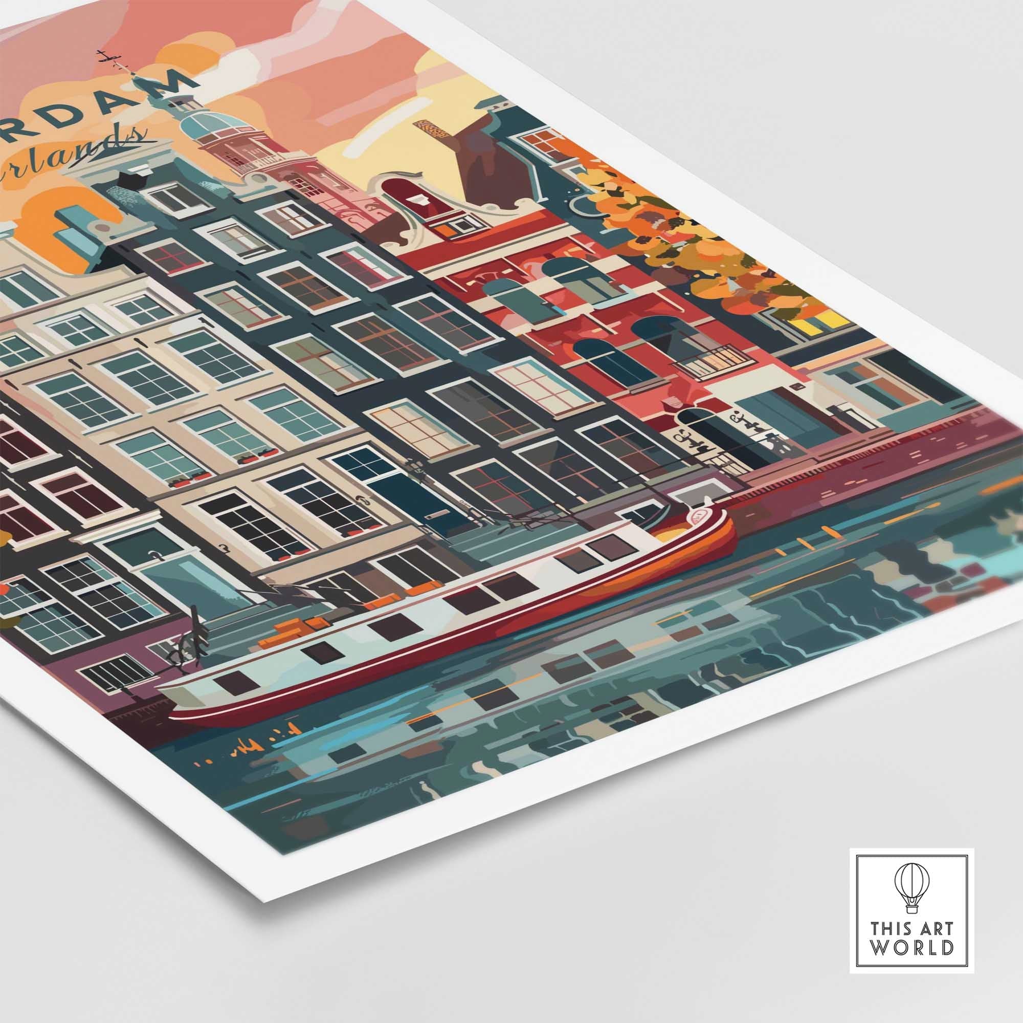 Amsterdam Art Print-This Art World