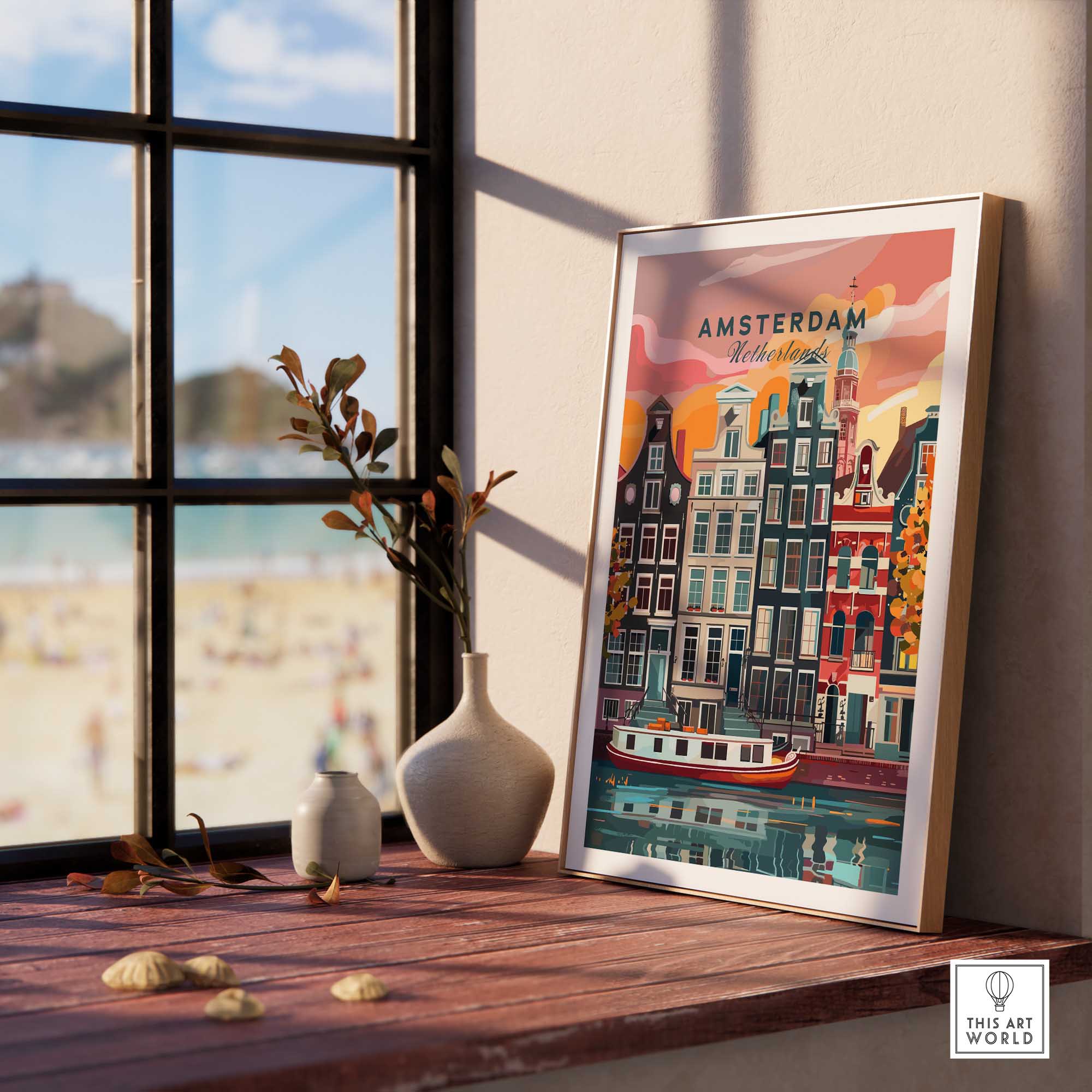 Amsterdam Art Print-This Art World