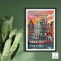 Amsterdam Art Print-This Art World