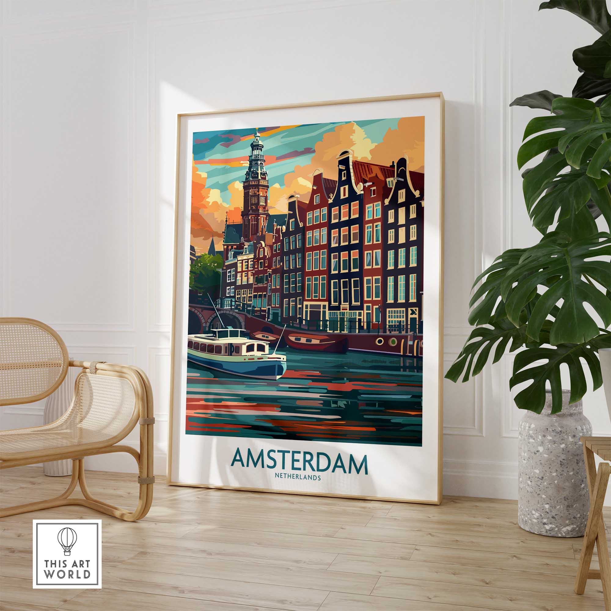 Amsterdam Netherlands Wall Art-This Art World