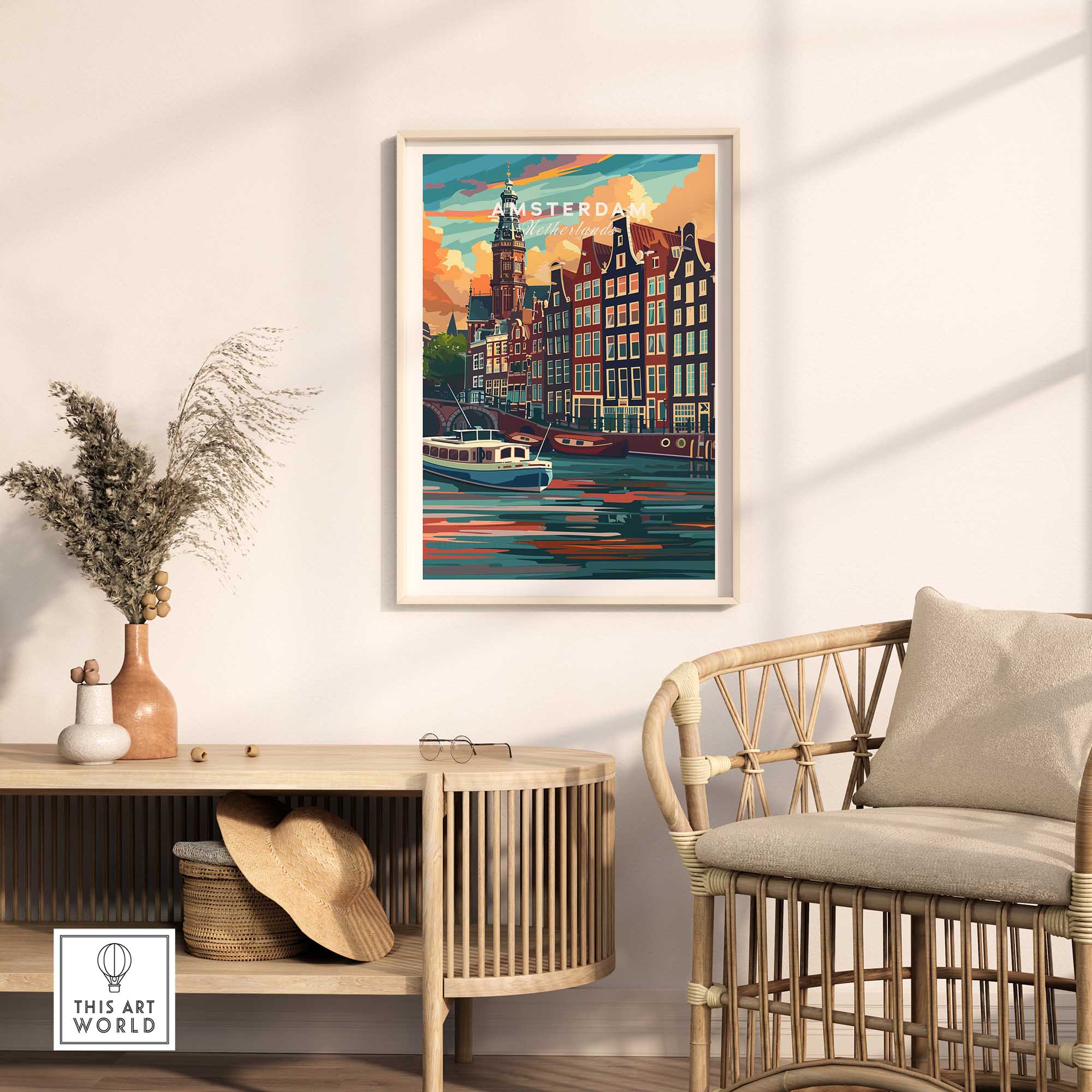 Amsterdam Poster Netherlands-This Art World