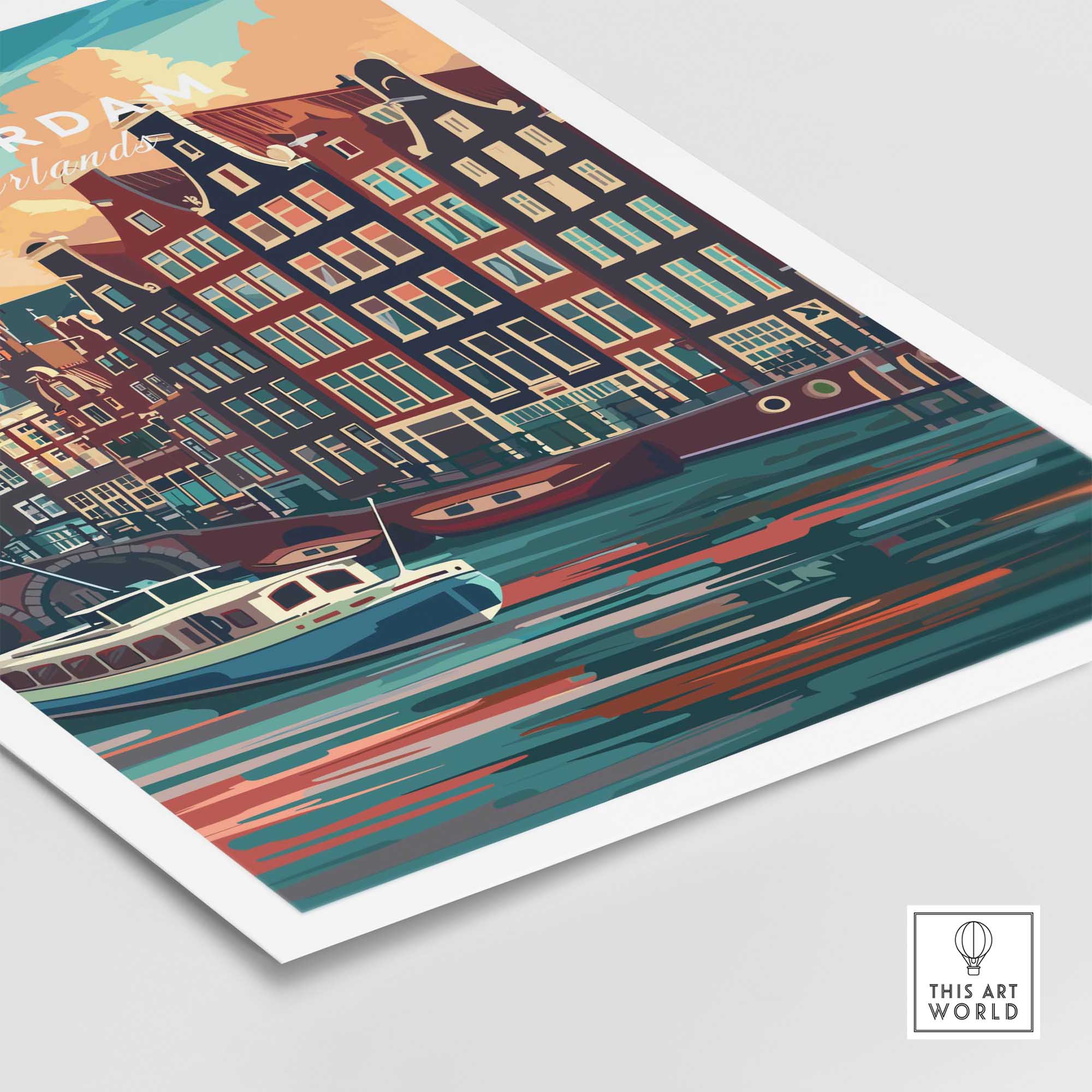 Amsterdam Poster Netherlands-This Art World