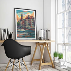 Amsterdam Poster Netherlands-This Art World