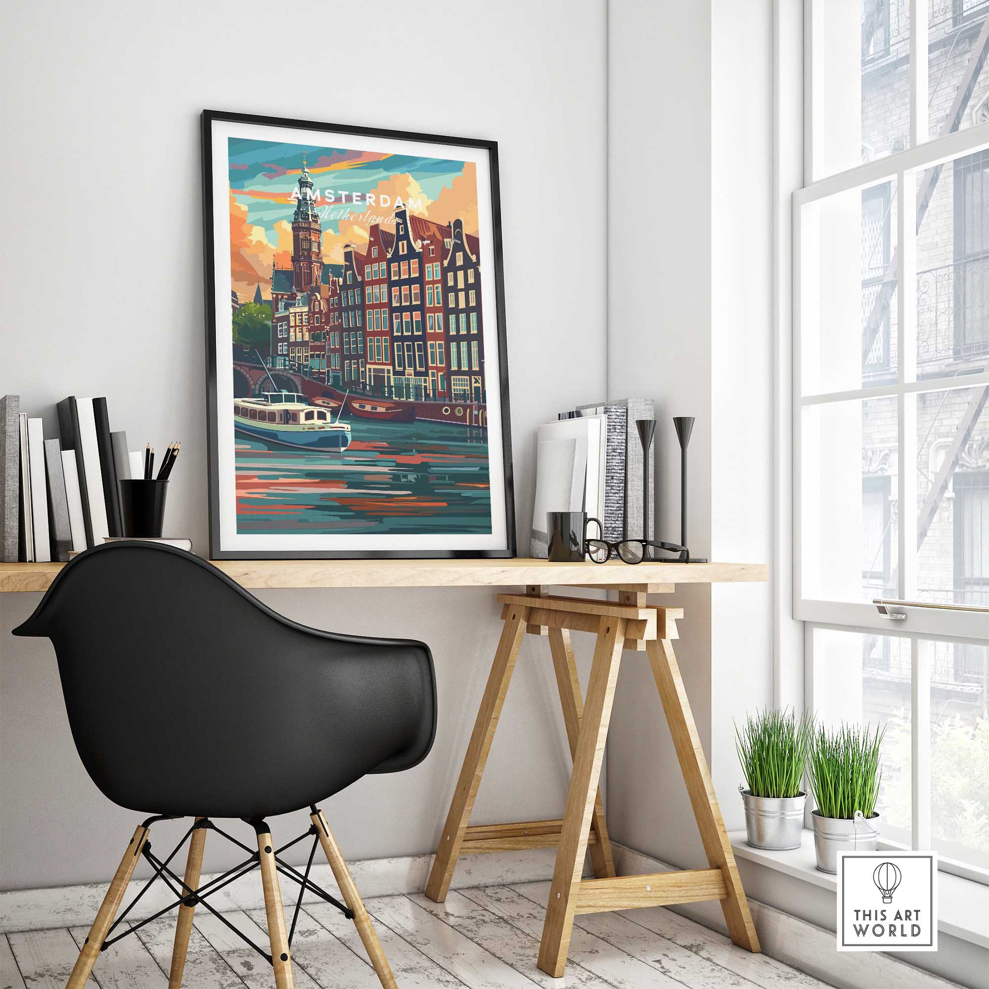 Amsterdam Poster Netherlands-This Art World