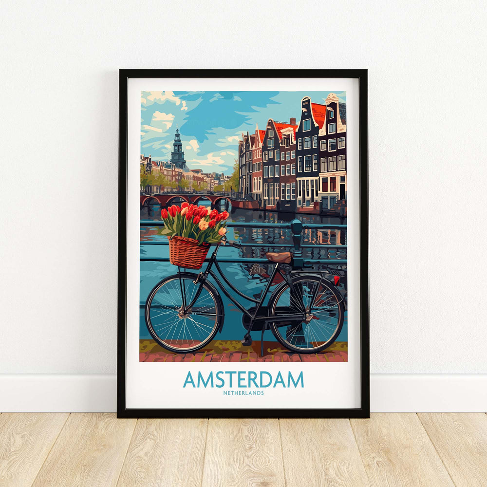 Amsterdam Poster part of our best collection or travel posters and prints - This Art World
