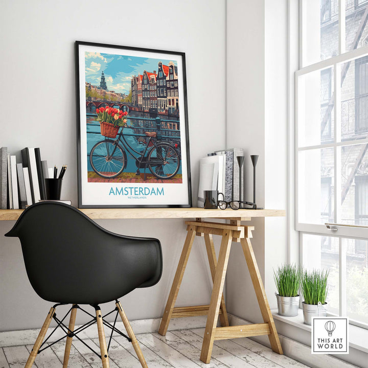 Amsterdam Poster part of our best collection or travel posters and prints - This Art World