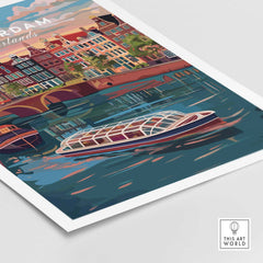 Amsterdam Travel Print-This Art World