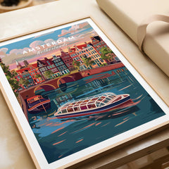 Amsterdam Travel Print-This Art World