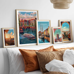 Amsterdam Travel Print-This Art World
