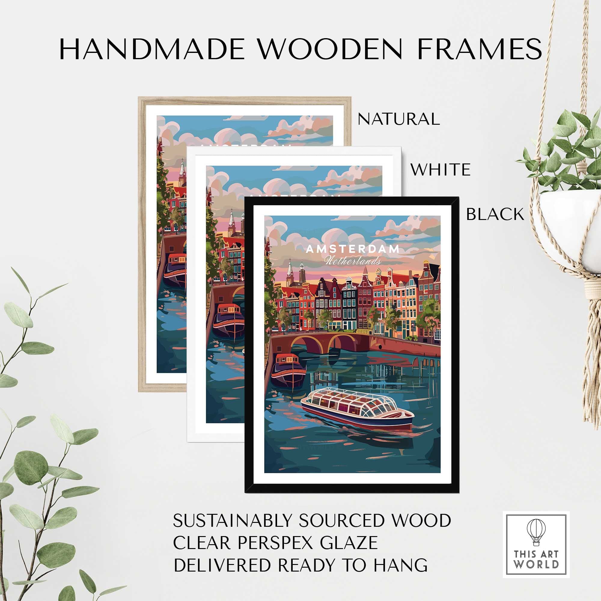 Amsterdam Travel Print-This Art World