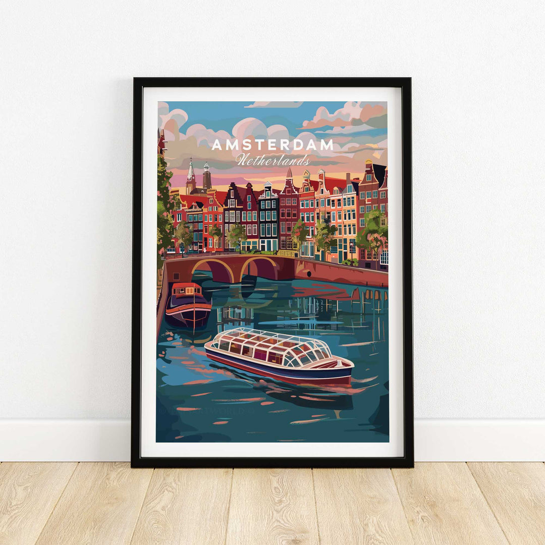 Amsterdam Travel Print-This Art World