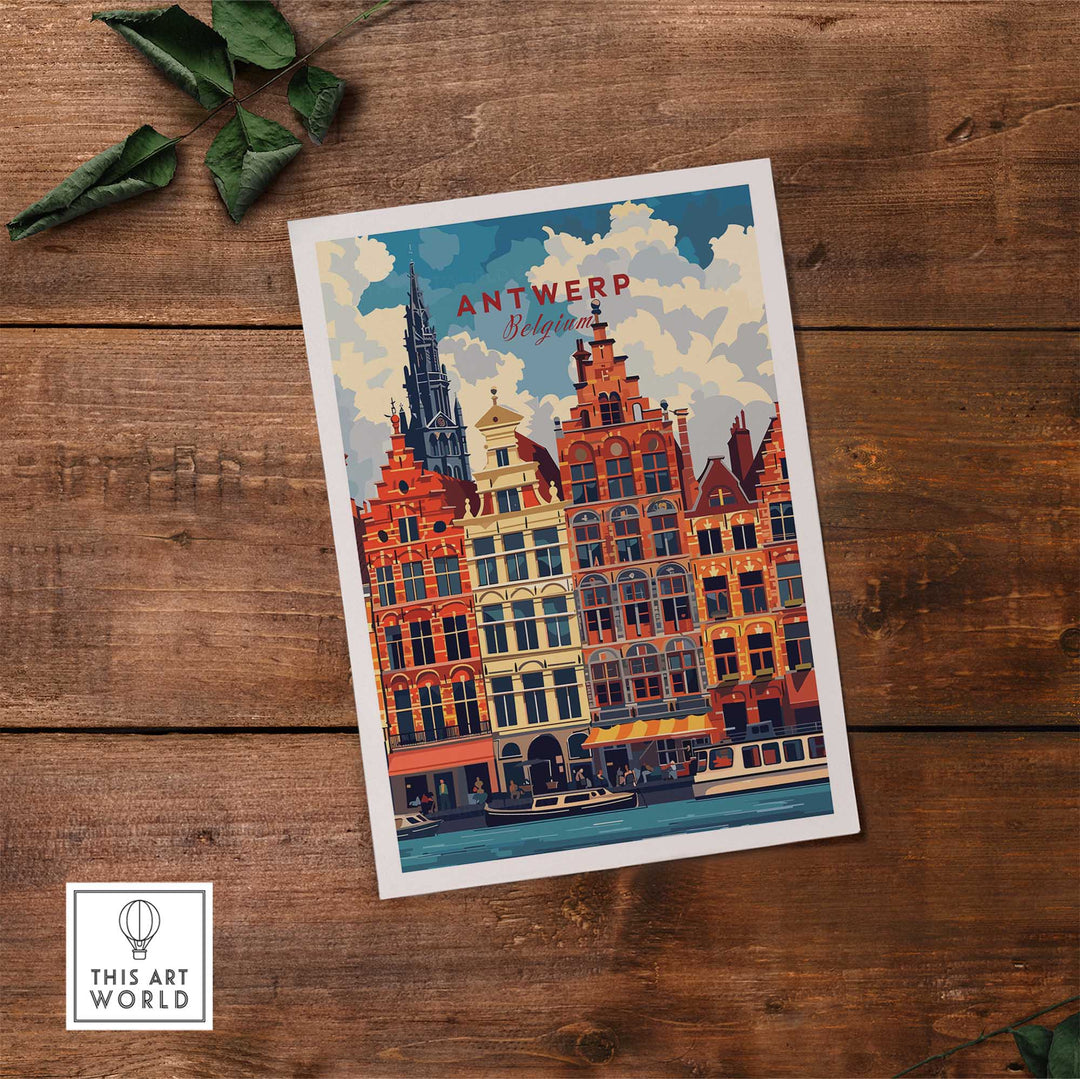Antwerp Belgium Poster-This Art World