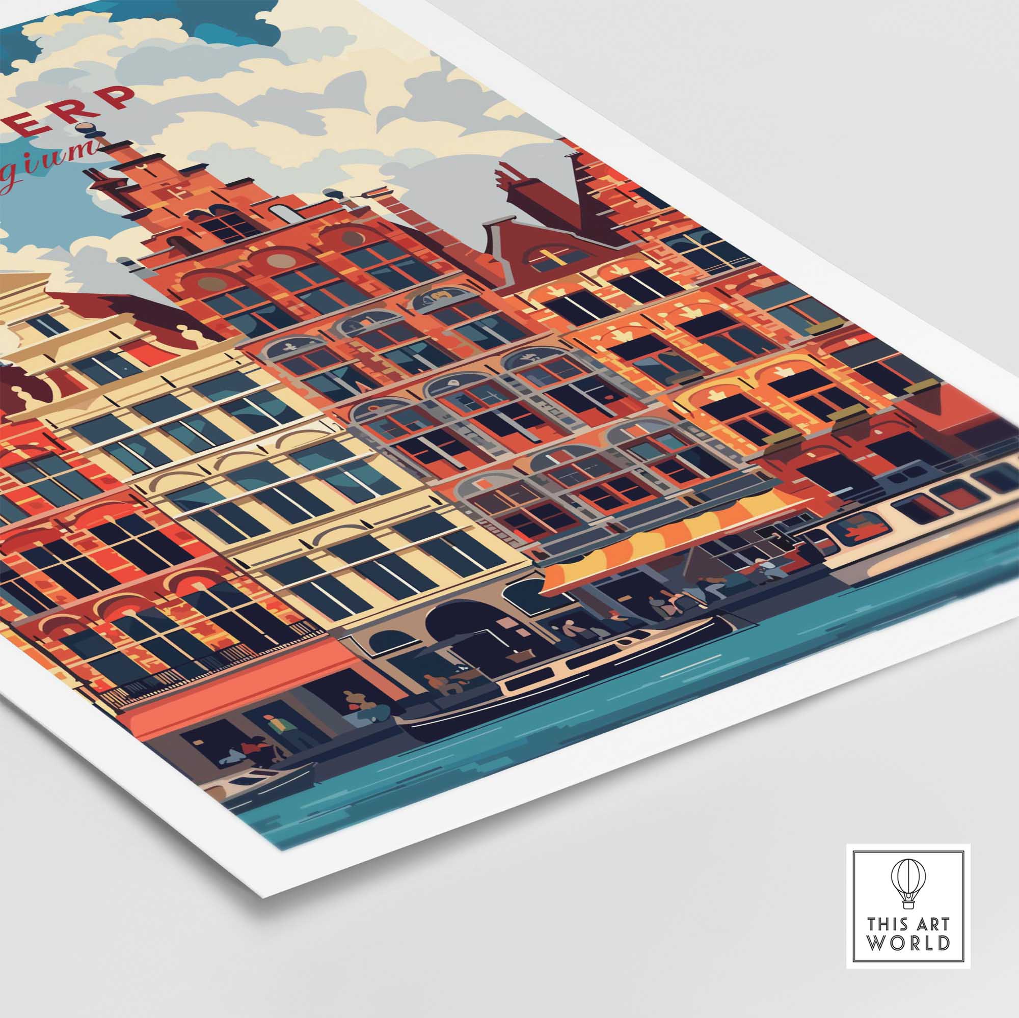 Antwerp Belgium Poster-This Art World