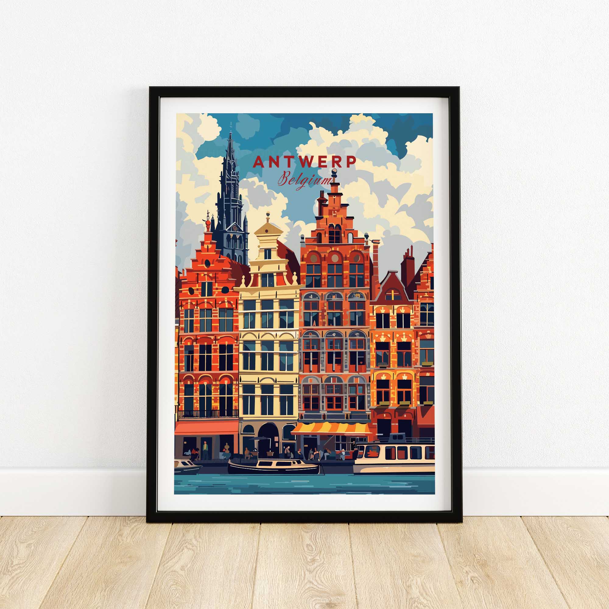 Antwerp Belgium Poster-This Art World