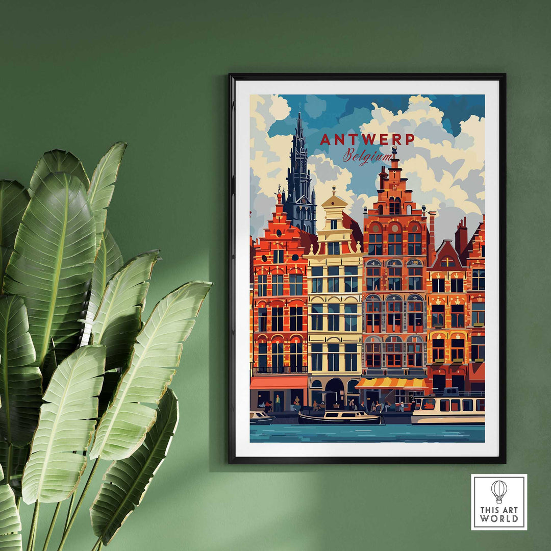 Antwerp Belgium Poster-This Art World