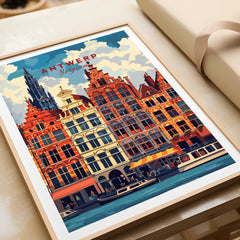 Antwerp Belgium Poster-This Art World