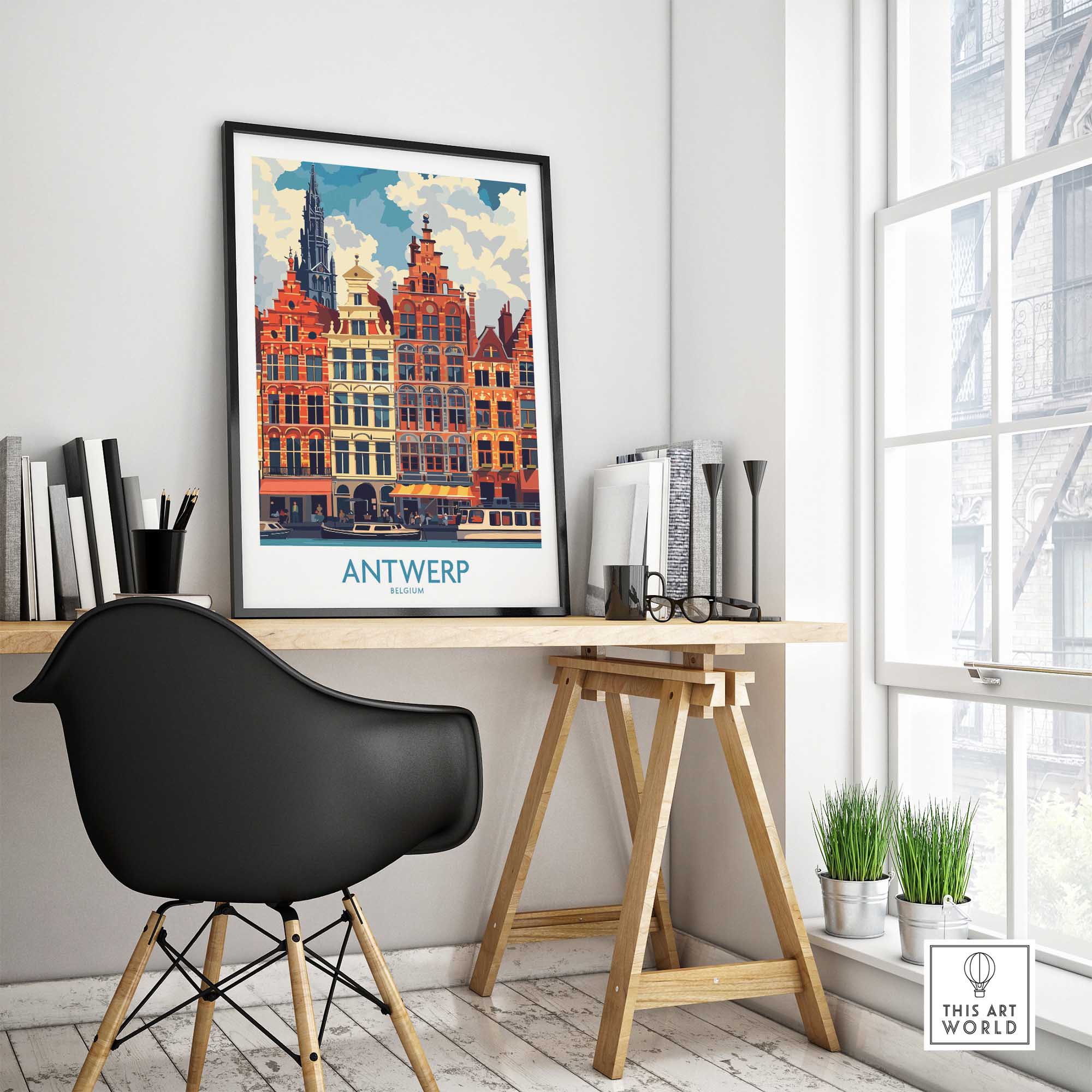 Antwerp Belgium Print-This Art World