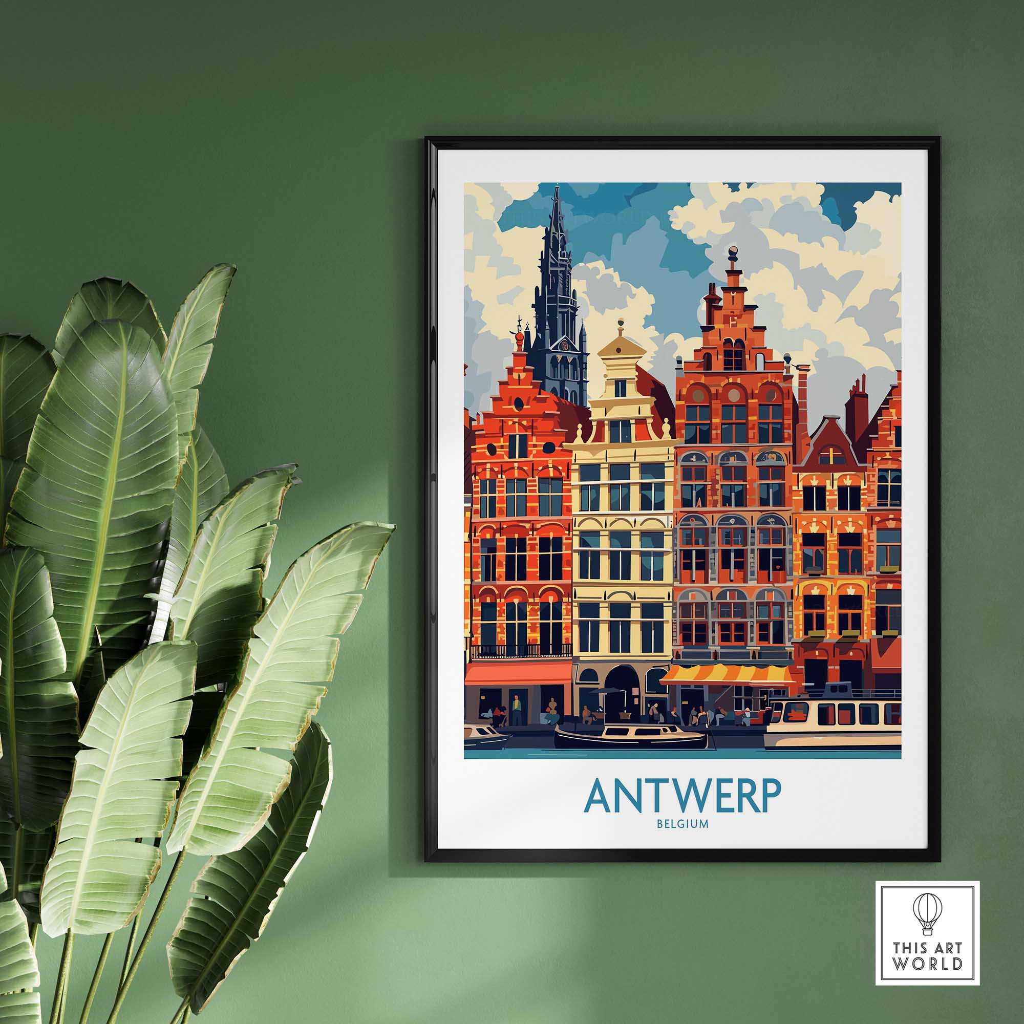 Antwerp Belgium Print-This Art World