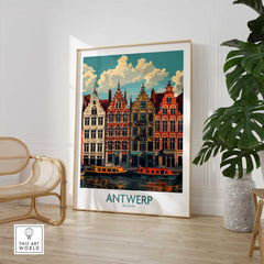 Antwerp Travel Poster-This Art World