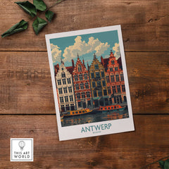 Antwerp Travel Poster-This Art World