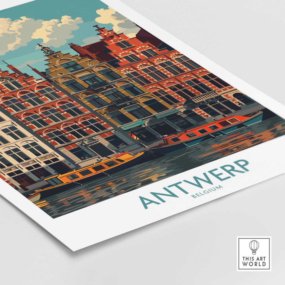 Antwerp Travel Poster-This Art World