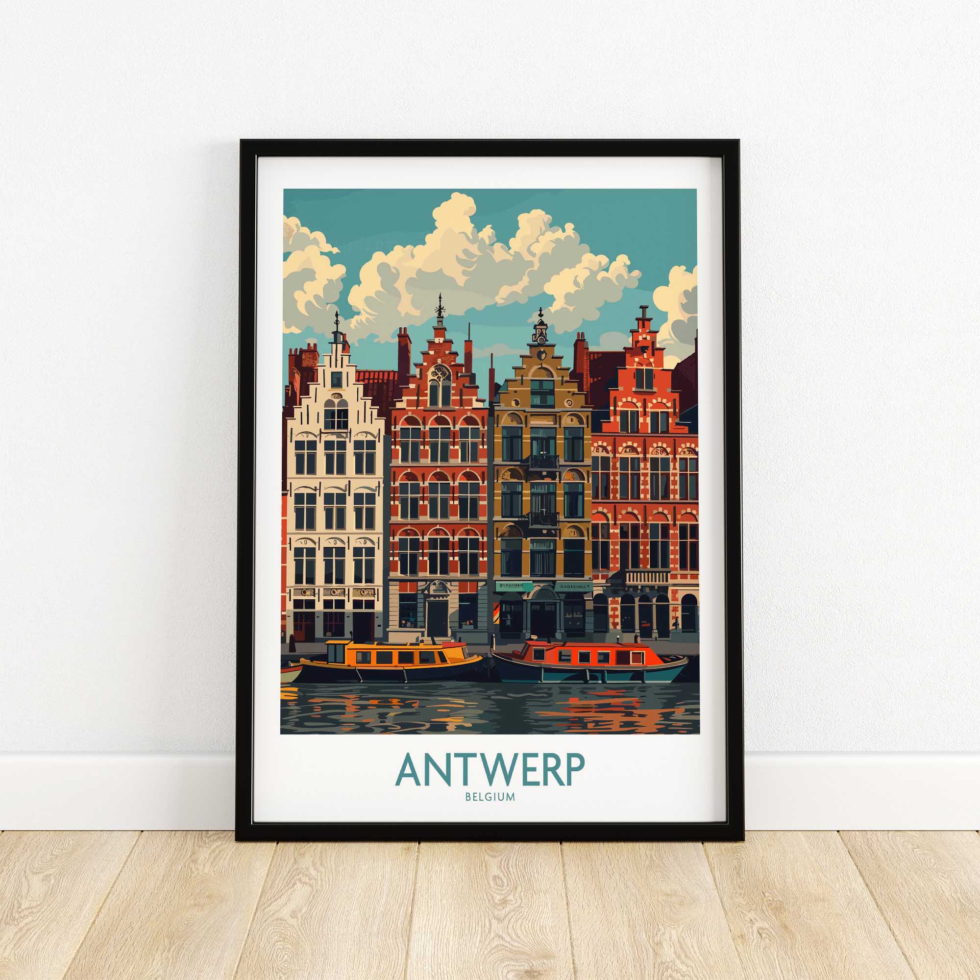 Antwerp Travel Poster-This Art World