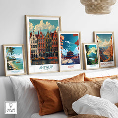 Antwerp Travel Poster-This Art World