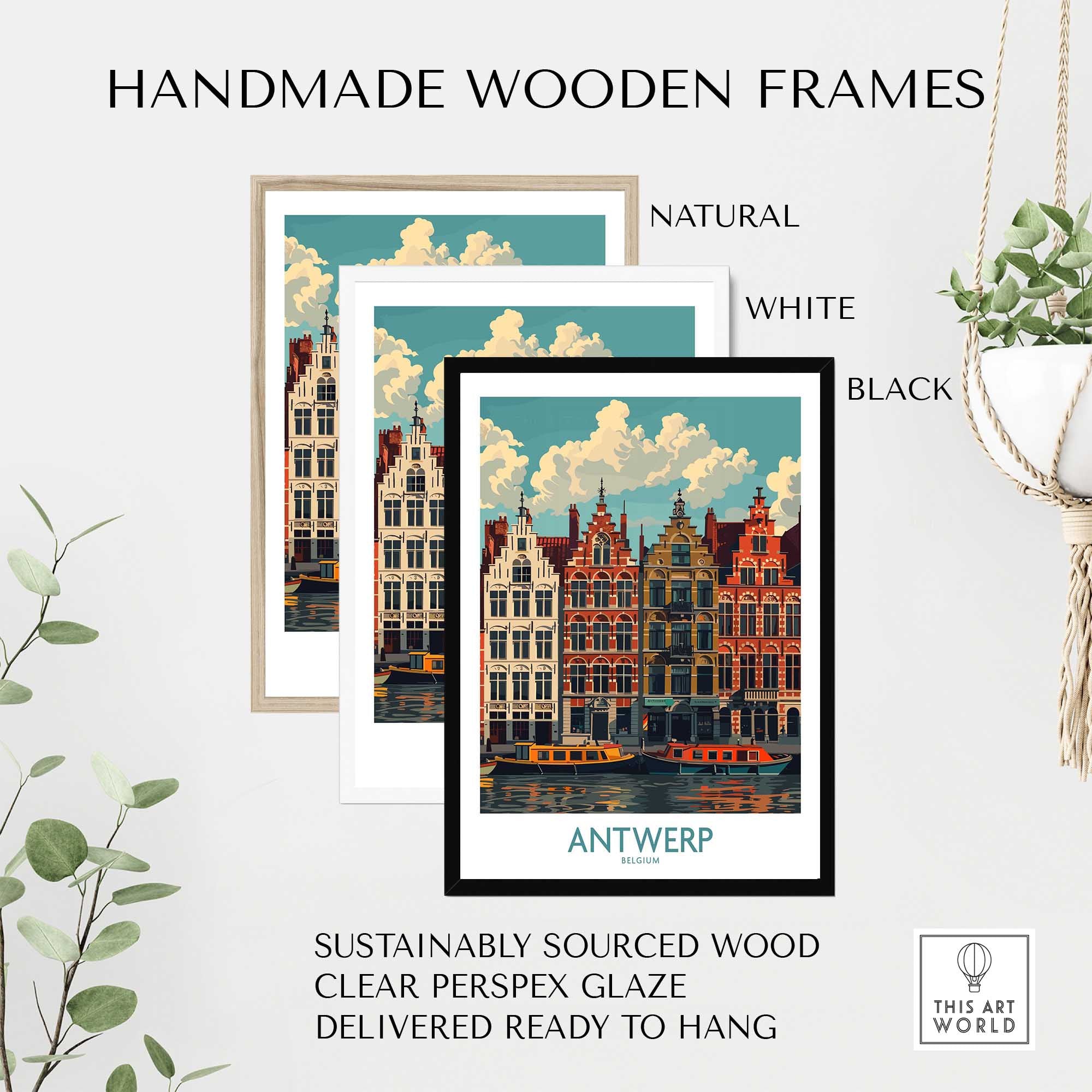 Antwerp Travel Poster-This Art World