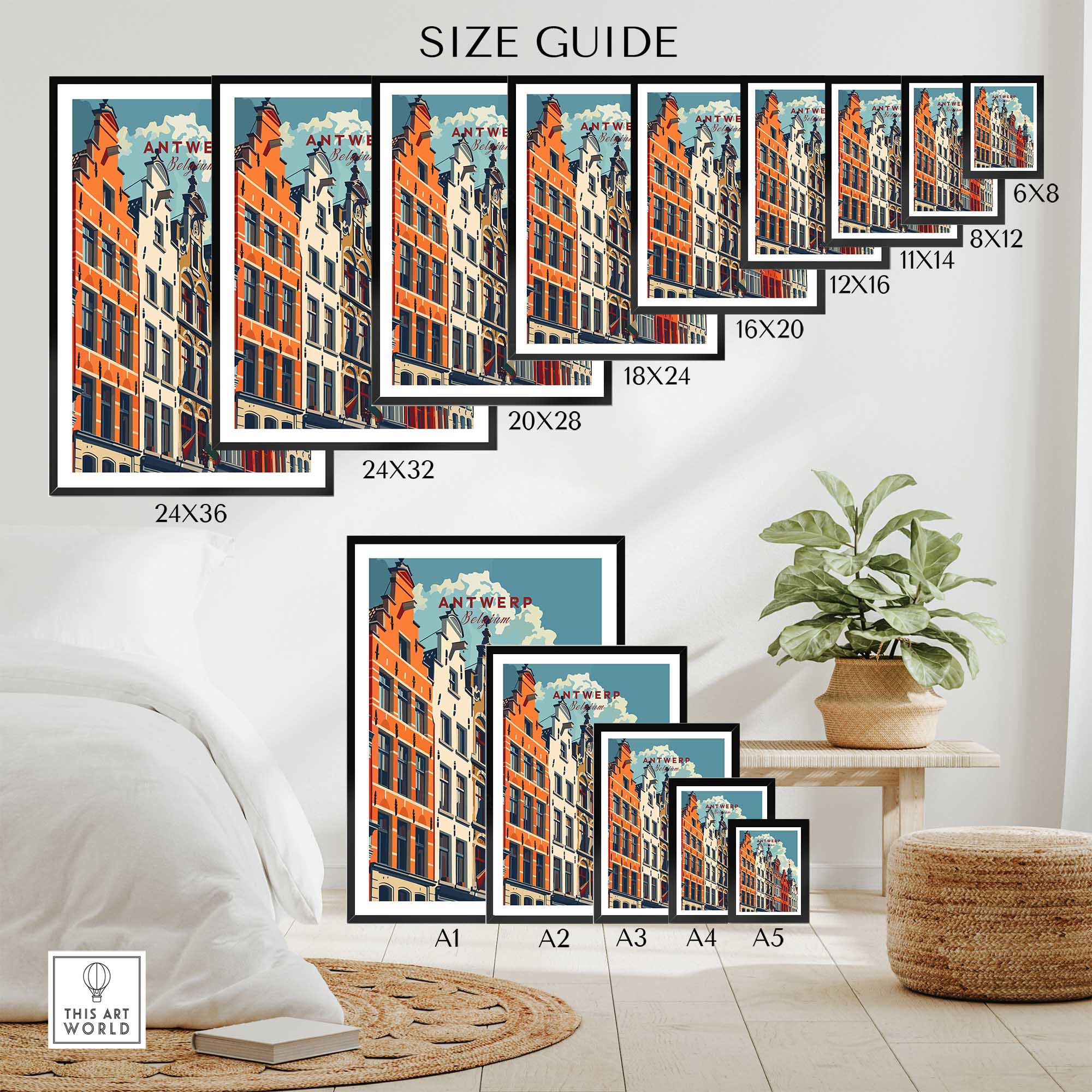 Antwerp Travel Print-This Art World