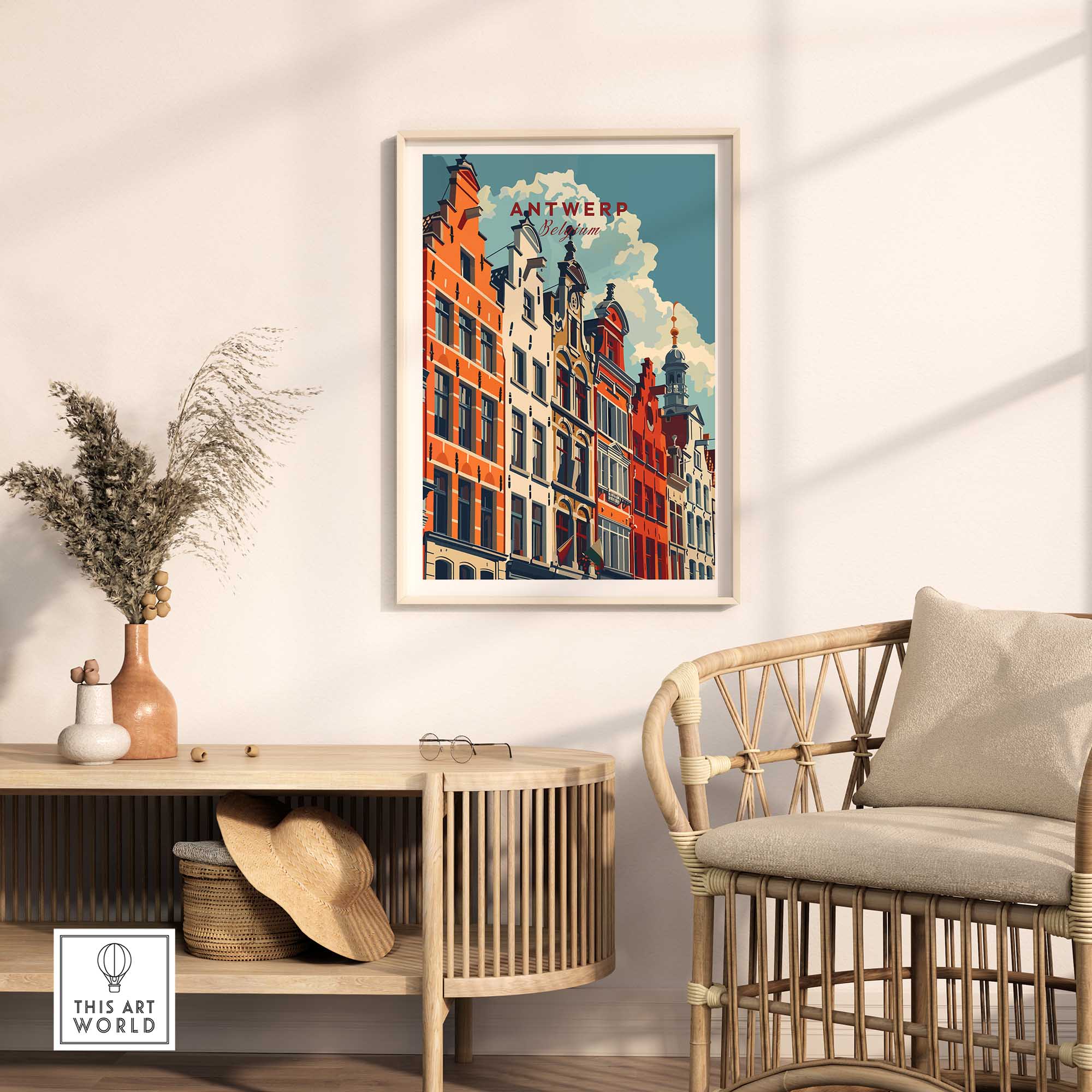 Antwerp Travel Print-This Art World