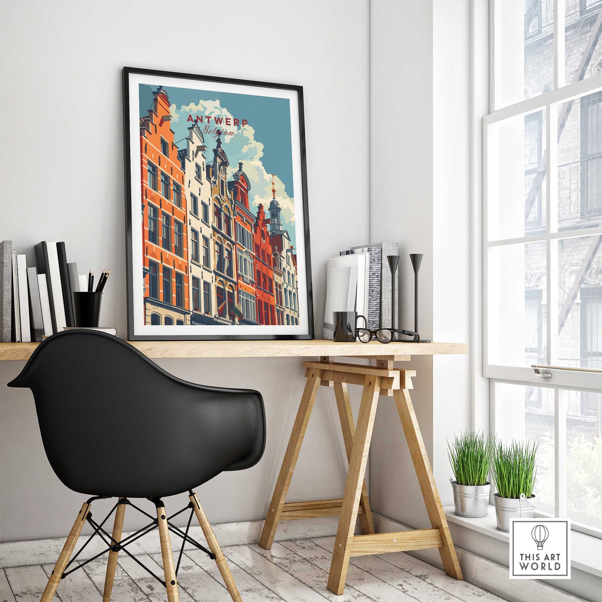 Antwerp Travel Print-This Art World