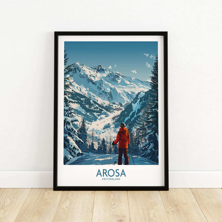 Arosa Wall Art Print Switzerland