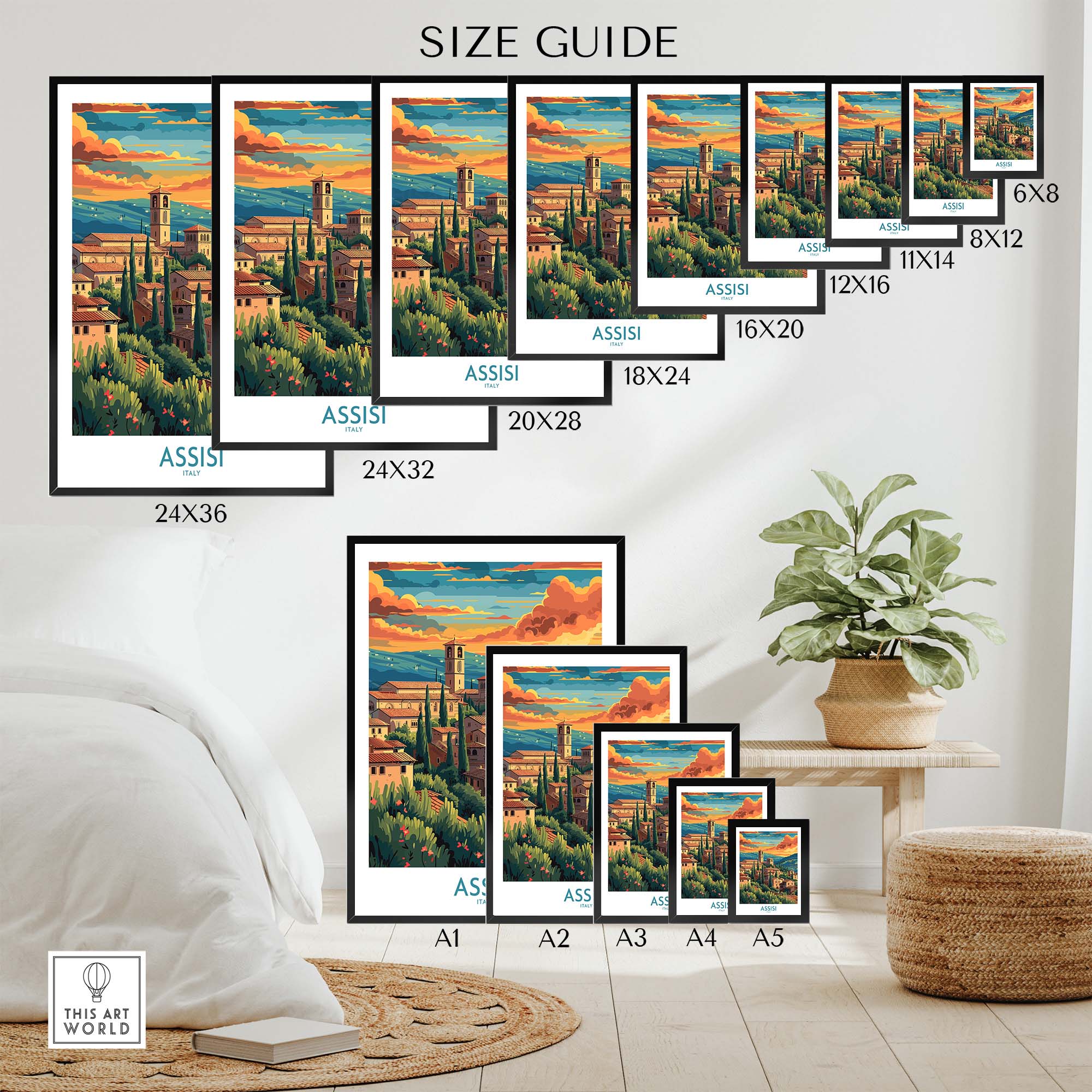 Assisi Art Print Italy