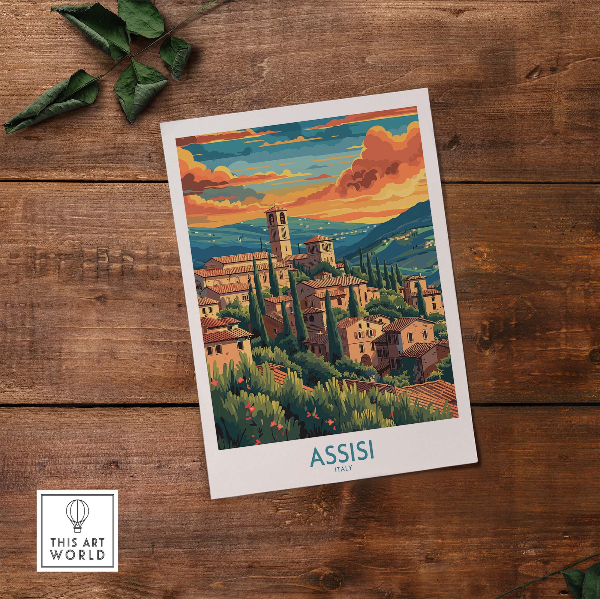 Assisi Art Print Italy