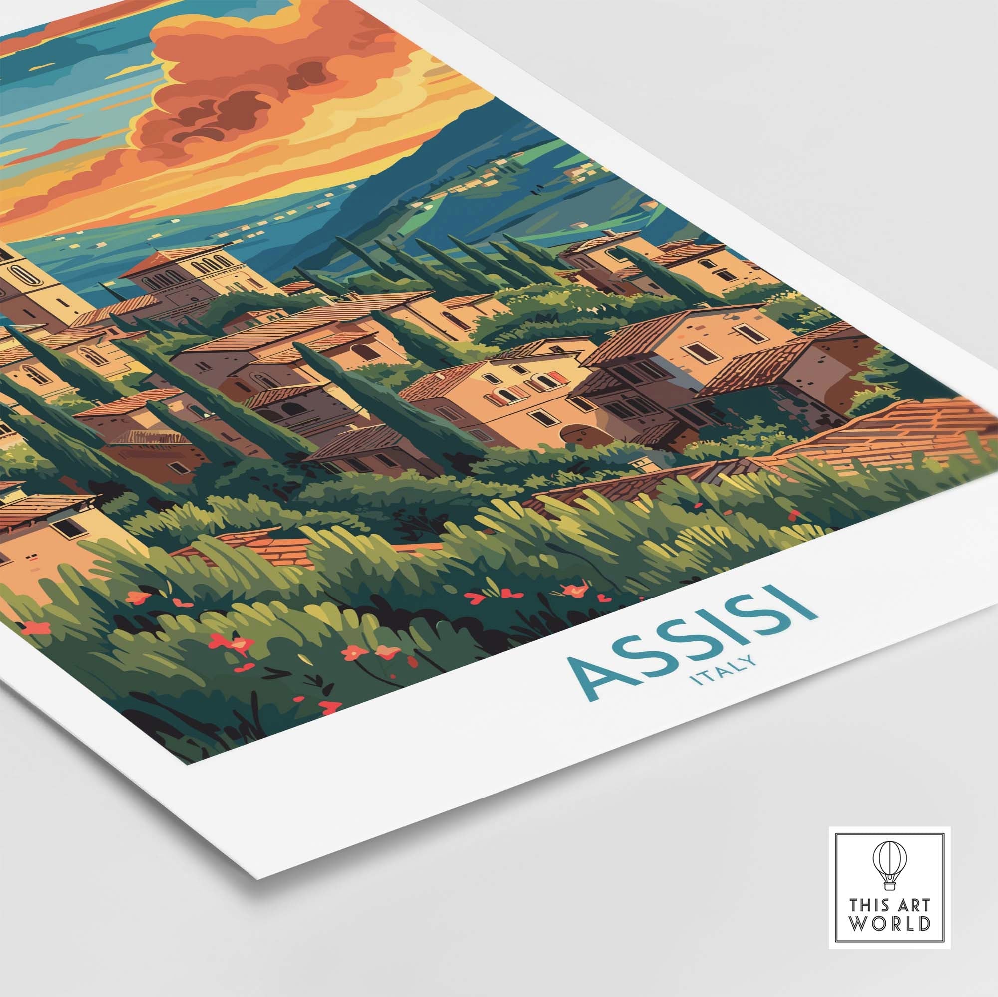 Assisi Art Print Italy