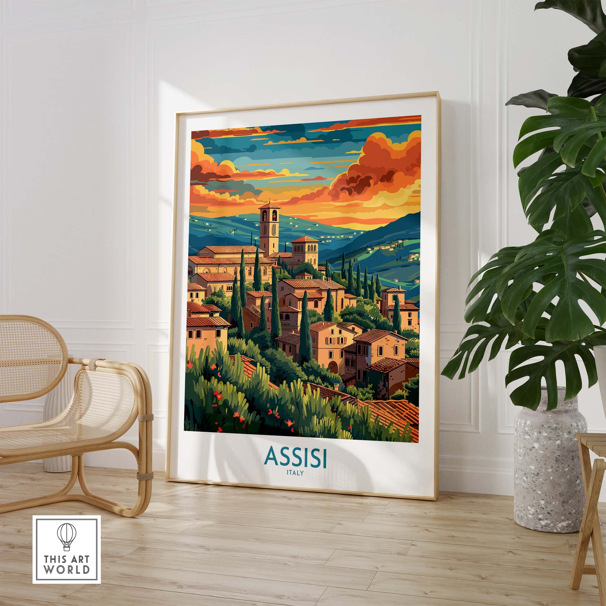 Assisi Art Print Italy