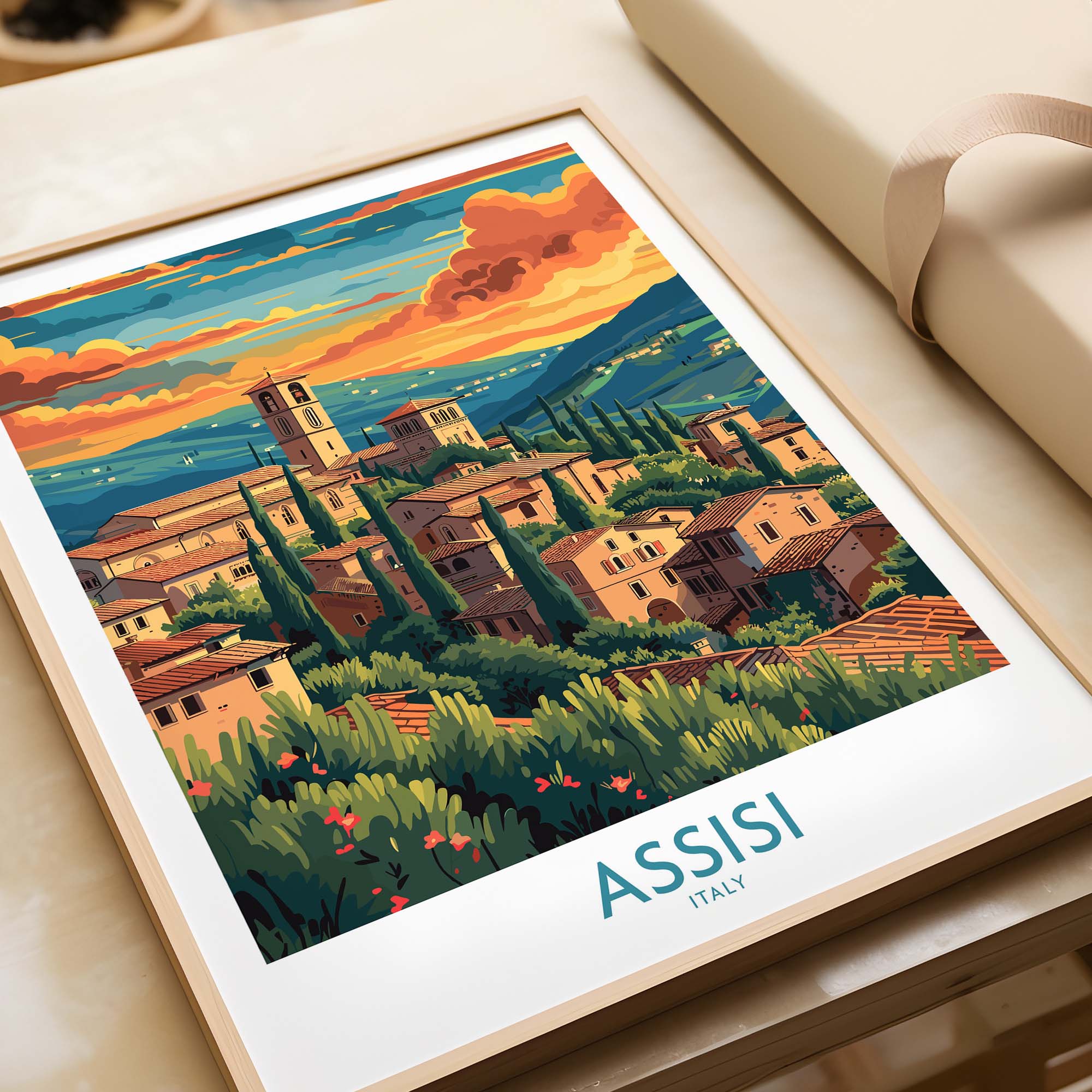 Assisi Art Print Italy