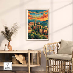 Assisi Travel Poster