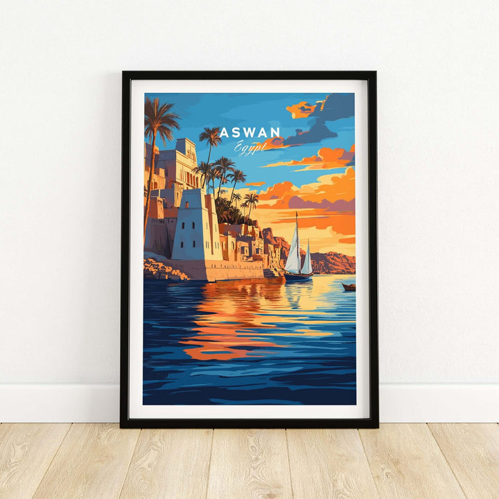 Aswan Travel Print