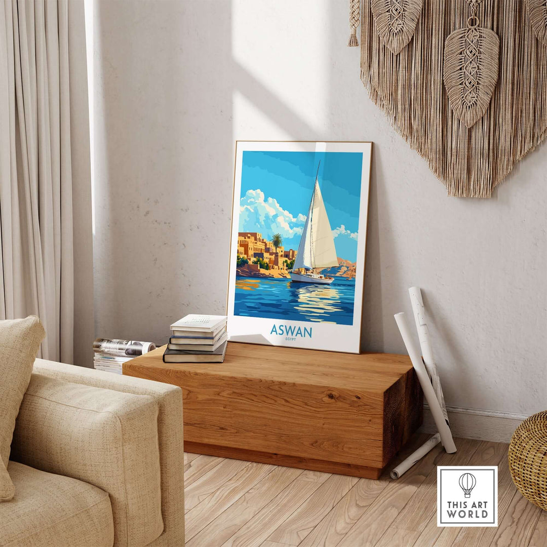 Aswan Wall Art Print