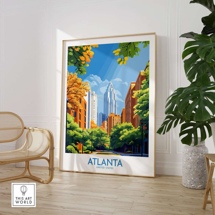 Atlanta Wall Art Print