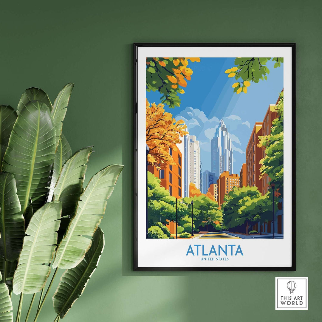 Atlanta Wall Art Print