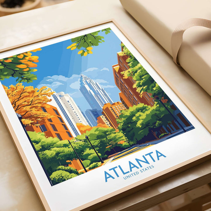 Atlanta Wall Art Print