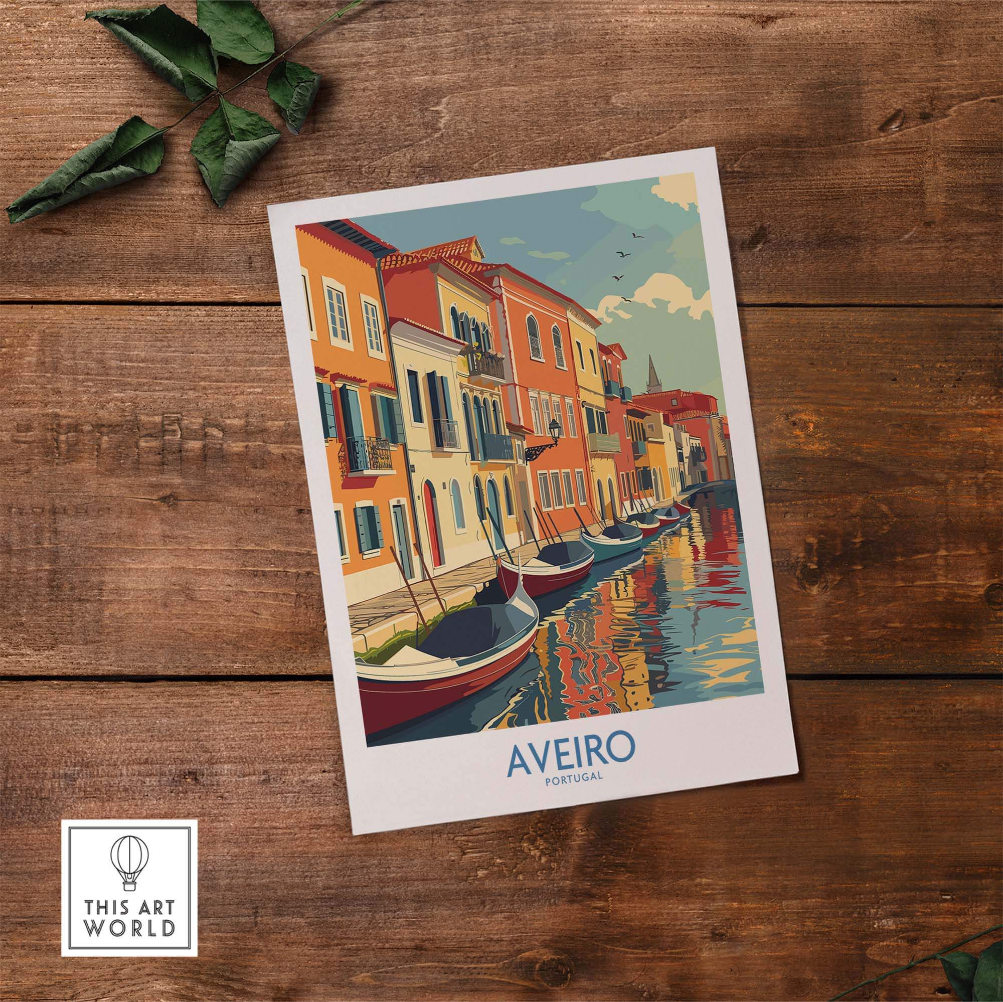 Aveiro Art Print part of our best collection or travel posters and prints - This Art World
